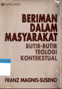 Image of Beriman dalam masyarakat: Butir-butir teologi kontekstual