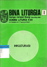 Image of Bina liturgia 1 Inkulturasi