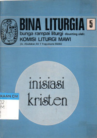 Image of Bina liturgia 5: Inisiasi kristen