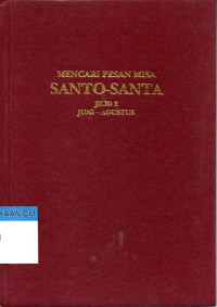 Image of Mencari pesan misa santo-santa jilid II Juni-Agustus