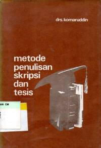 Image of Metode penulisan skripsi dan tesis
