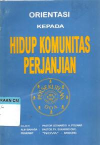 Image of Orientasi kepada hidup komunitas perjanjian