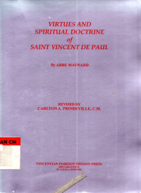 Image of Virtues and spiritual doctrine of saint Vincent de Paul